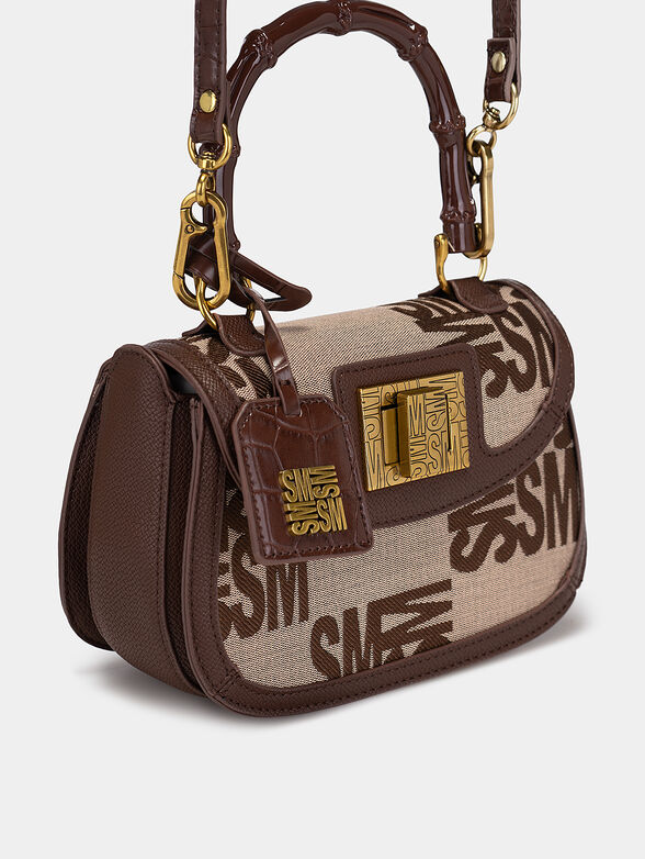 BEMLEN crossbody bag with logo motifs - 4