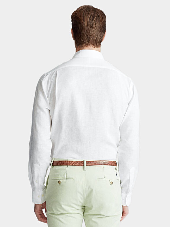 White linen shirt - 4