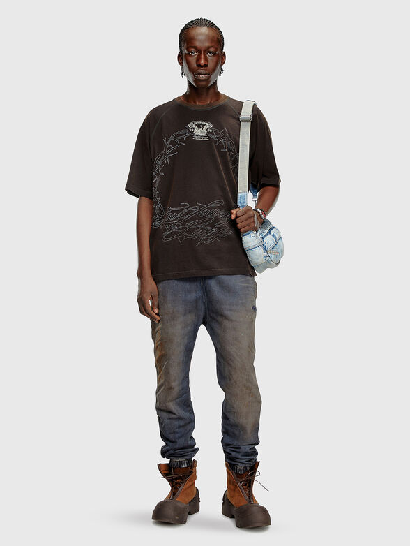 T-ROXT-Q1 cotton T-shirt in black - 2