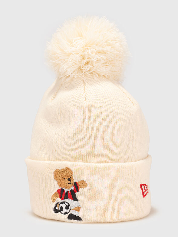 NEW ERA X AC MILAN beanie with embroidery - 1