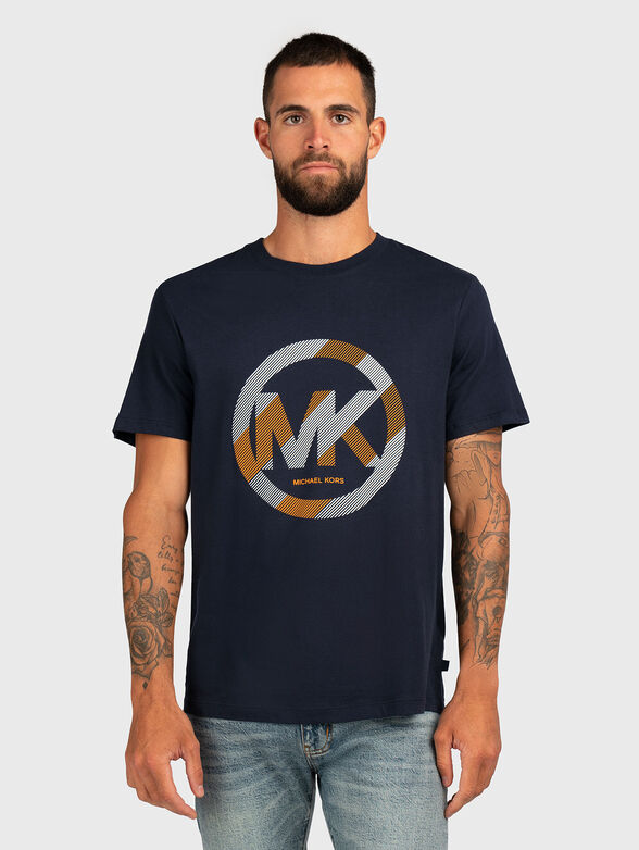 T-shirt with round neck and logo - 1