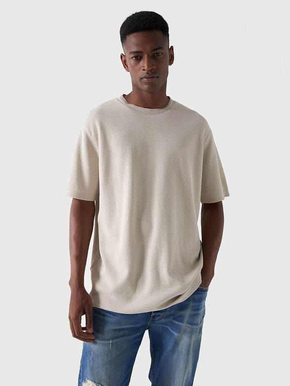 Structured t-shirt - 1