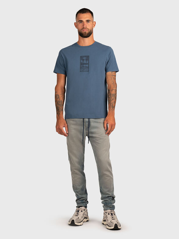 PARADISE cotton T-shirt with accent print - 2