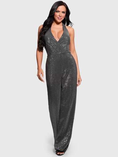 Gold sequin jumpsuit - 5