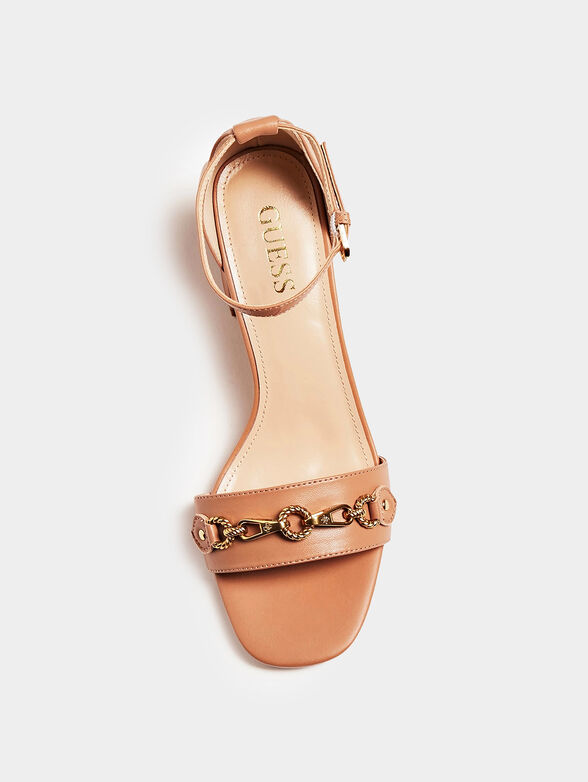 SARA sandals with golden accents - 4