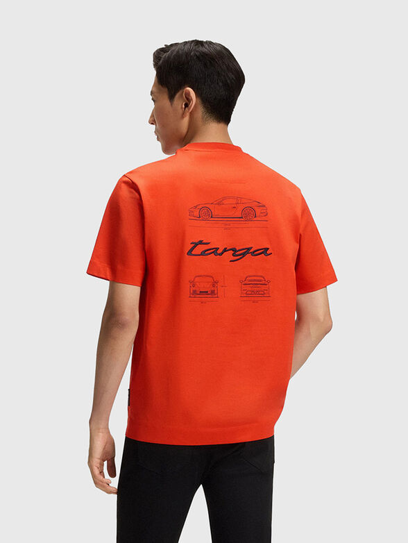 PORSCHE X BOSS cotton T-shirt with accent back - 2