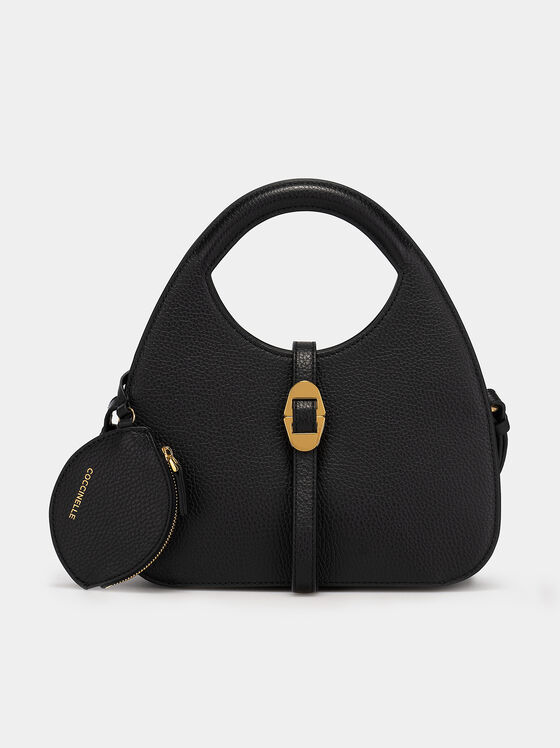 Черна кожена чанта COSIMA - 1