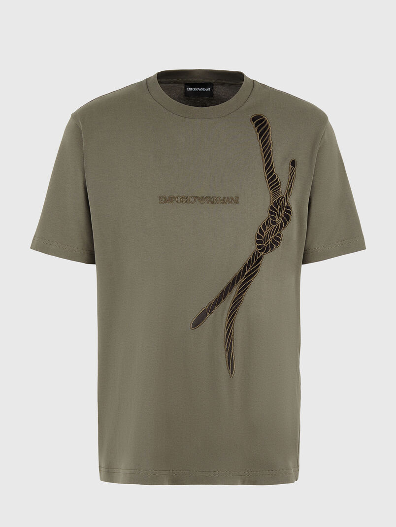 T-shirt with accent embroidery - 3