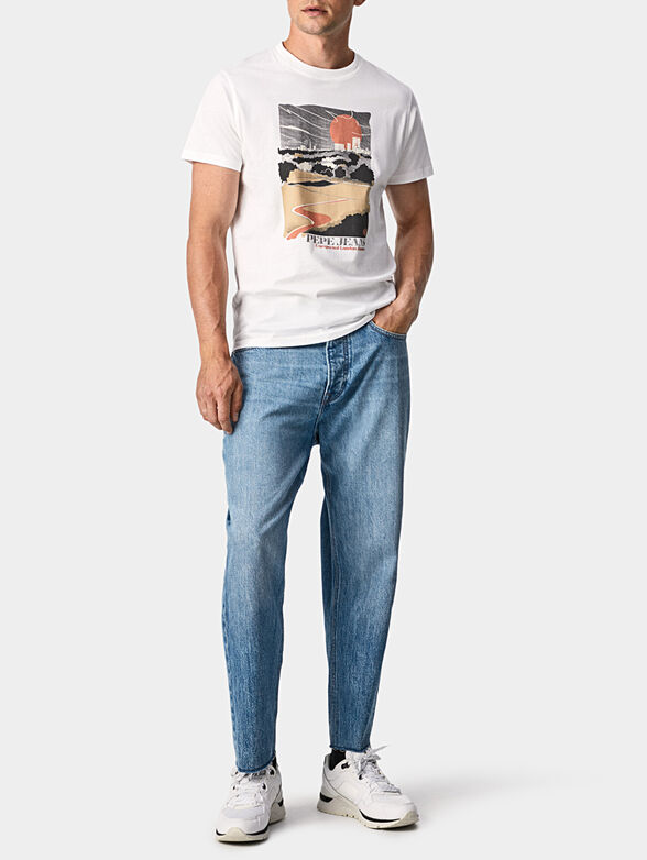 WAYNE T-shirt with maxi print - 2