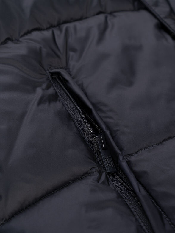 Padded jacket with removable hood - 3