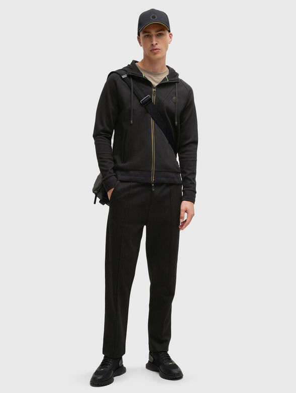 SAGGY hooded sweatshirt with logo - 1
