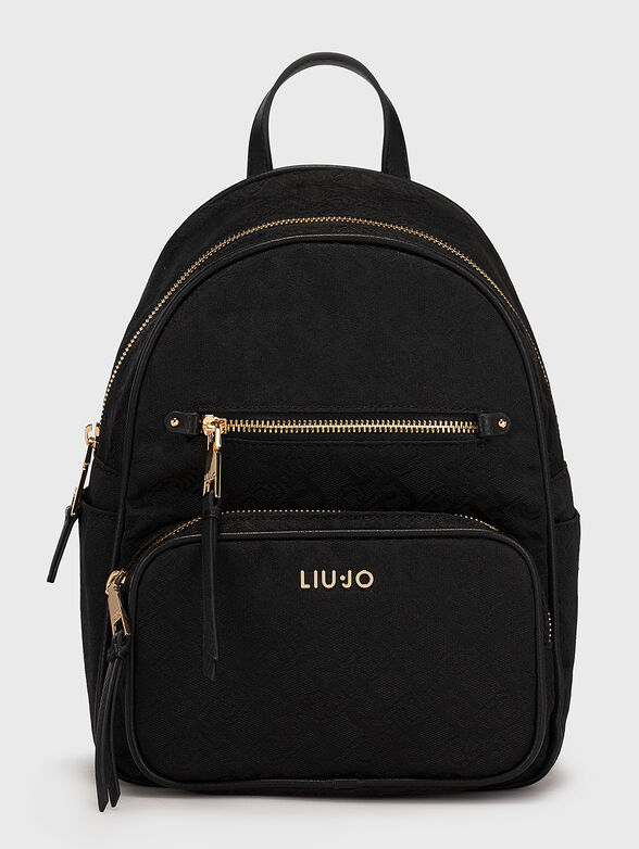 Backpack with monogram logo print - 1