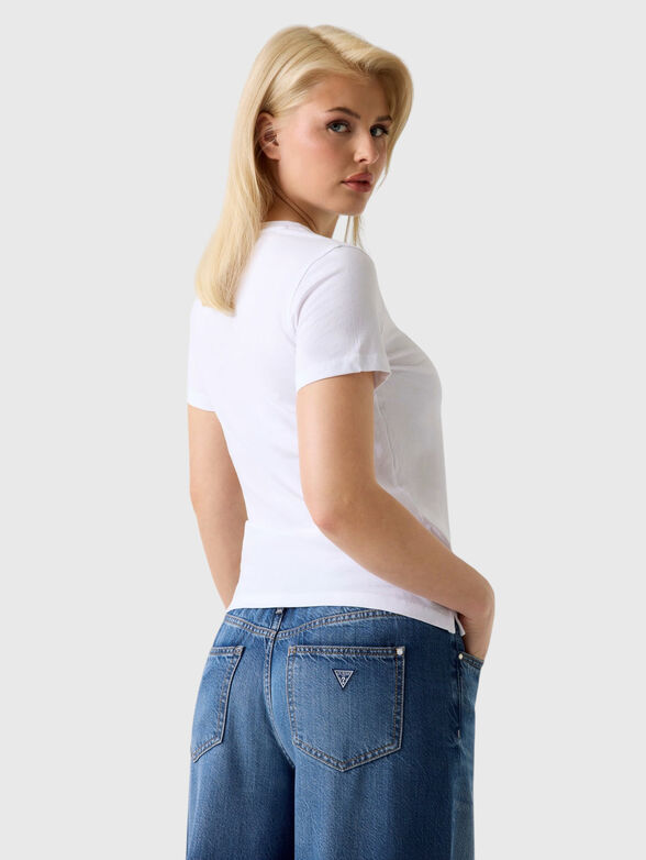 T-shirt with appliqu&eacute;s rhinestone - 3