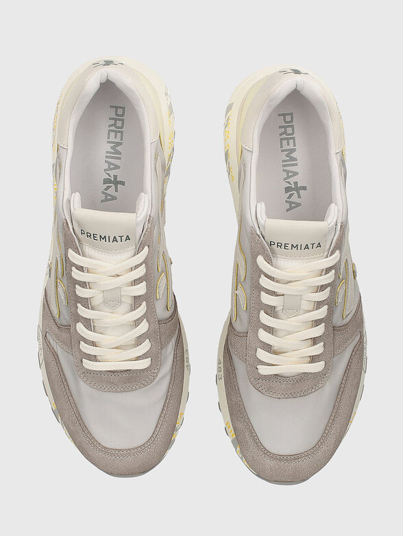 MICK suede sneakers with textile details - 6