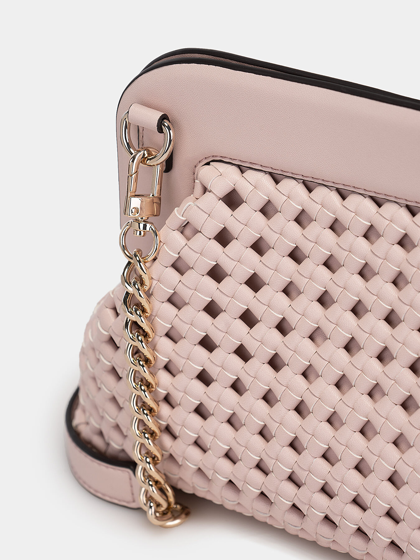 SICILIA clutch in beige color brand GUESS