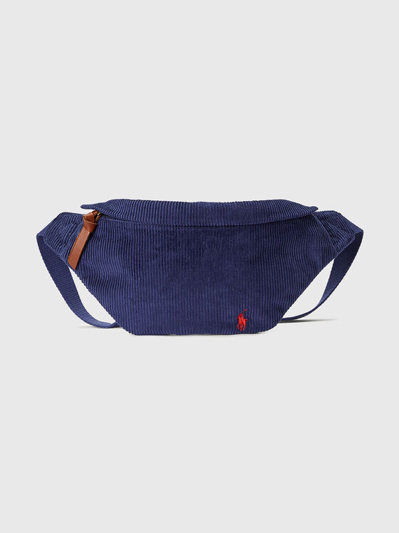 Waist bag with velvet texture - 1