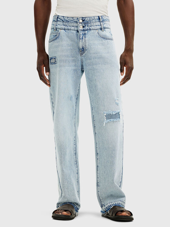 Jeans with patches  - 1