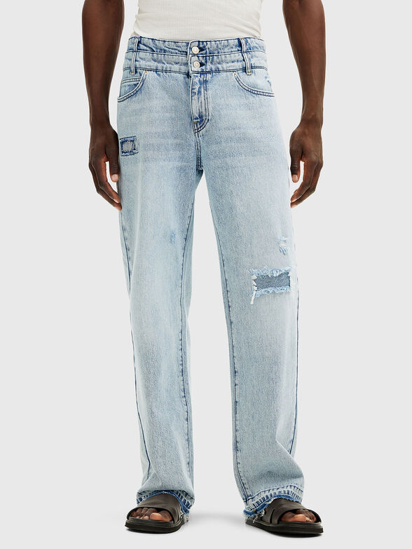 Jeans with patches  - 1