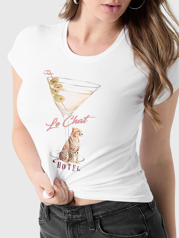 T-shirt with accent print - 4