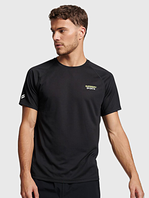 TRAIN ACTIVE black T-shirt - 1