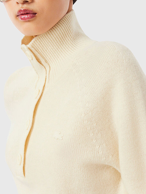 Wool high neck sweater - 4