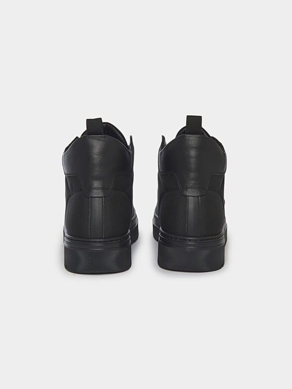 METAL BOLD black high sports shoes - 3