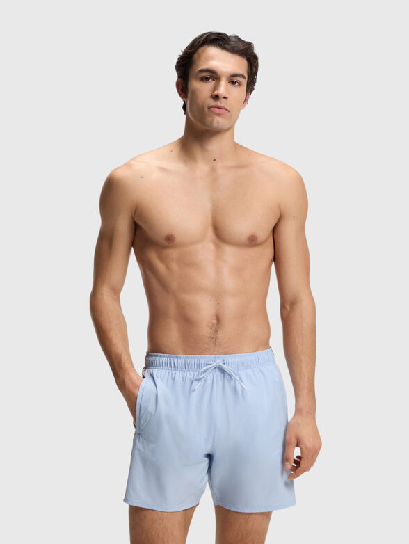 Blue beach shorts - 1