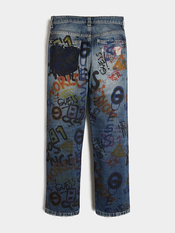 Denim with art details - 2