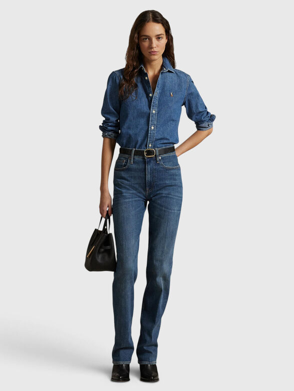 Straight leg jeans - 2