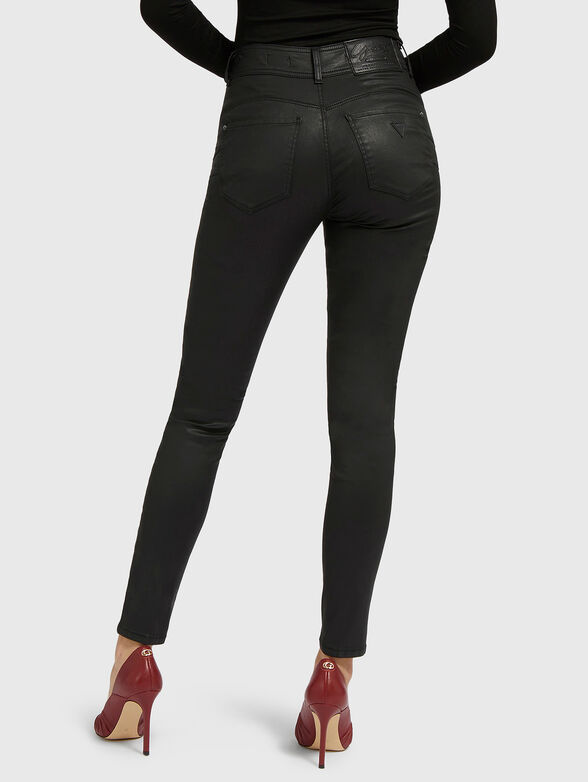 Skinny jeans with wax effect - 2