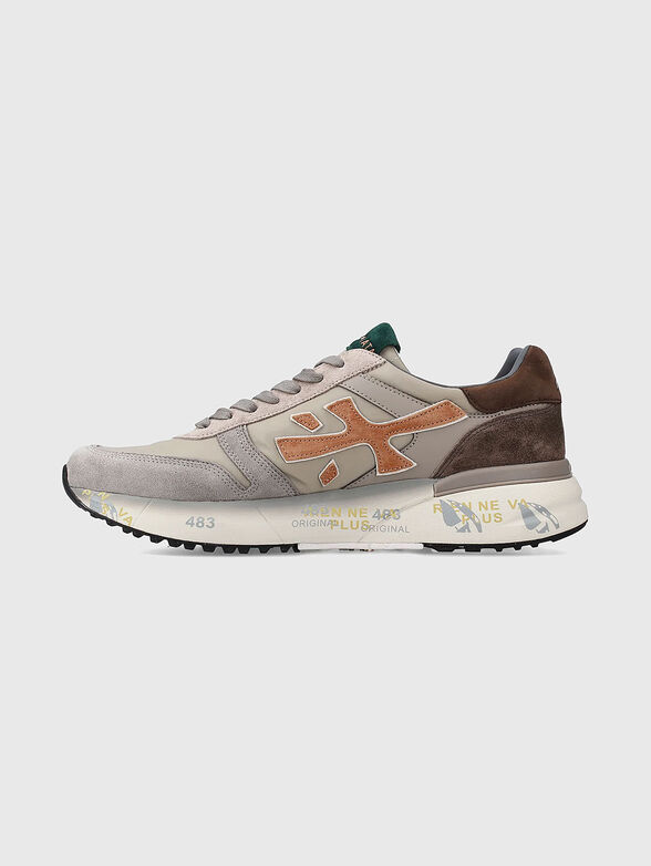 MICK suede and leather sports shoes - 4