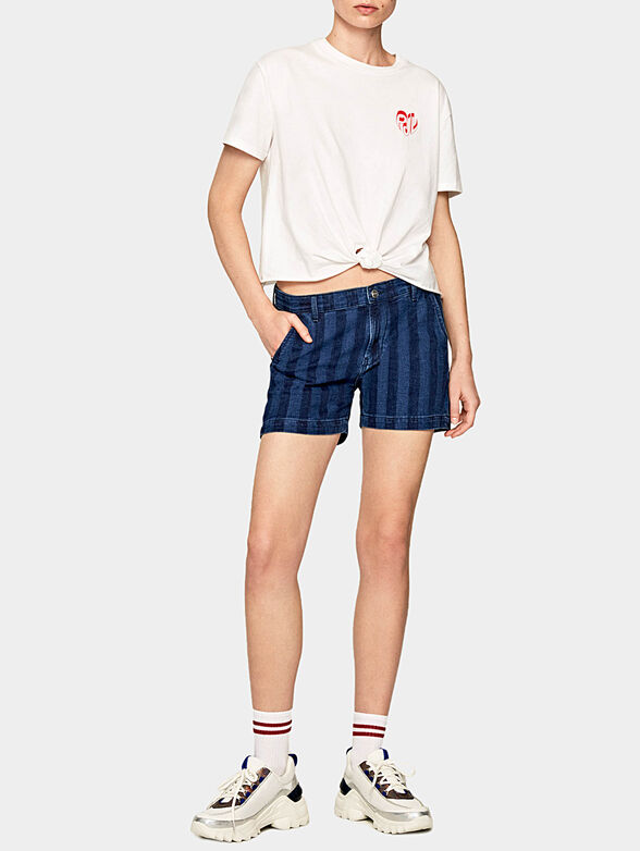 MAURIE Denim shorts - 1