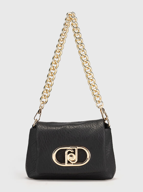 Crossbody bag with gold accents - 1