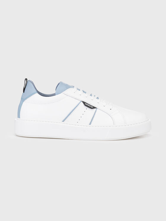 BYRON GYLL leather sports shoes with clontrast details - 1