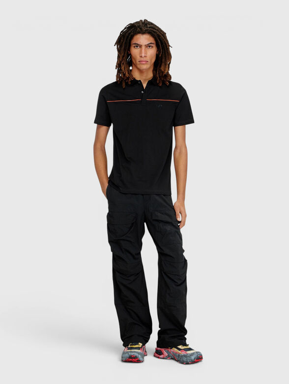 Cotton polo shirt with contrasting trim - 2