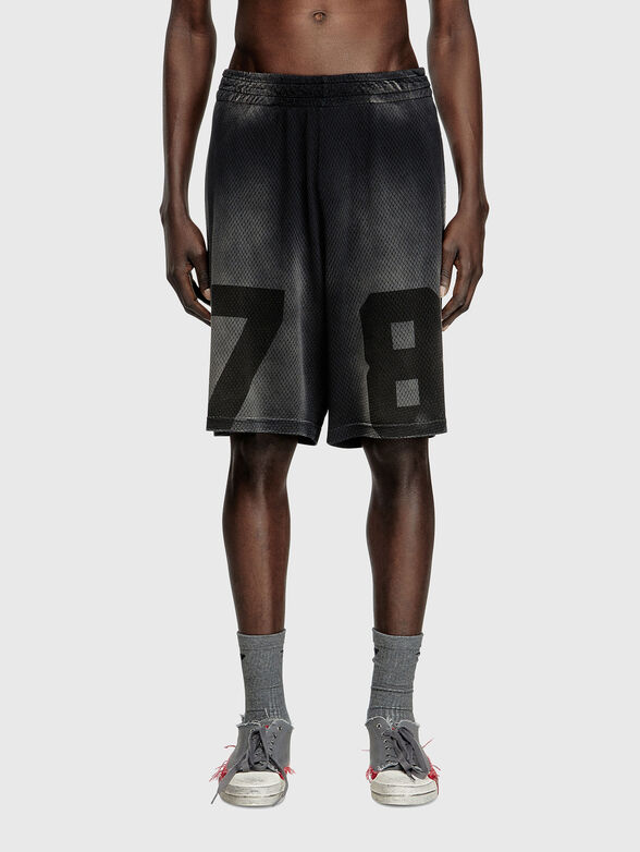 P-TAIN-MESH cotton shorts - 1