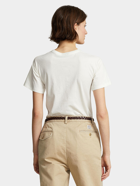 T-shirt with Polo Bear motif in ecru color - 3