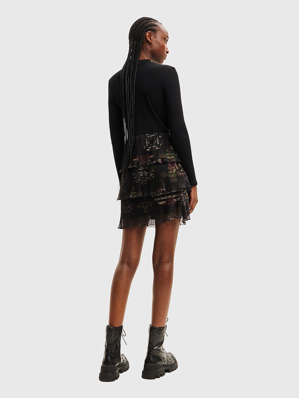 Black dress with frills - 2