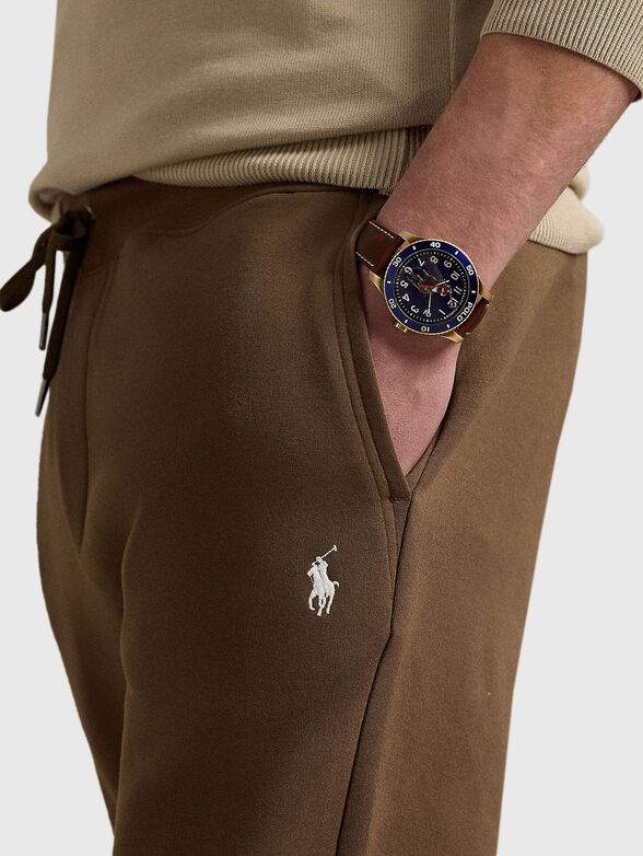 Sweatpants with logo embroidery - 3