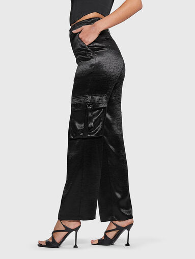 JAMIE satin cargo pants - 3