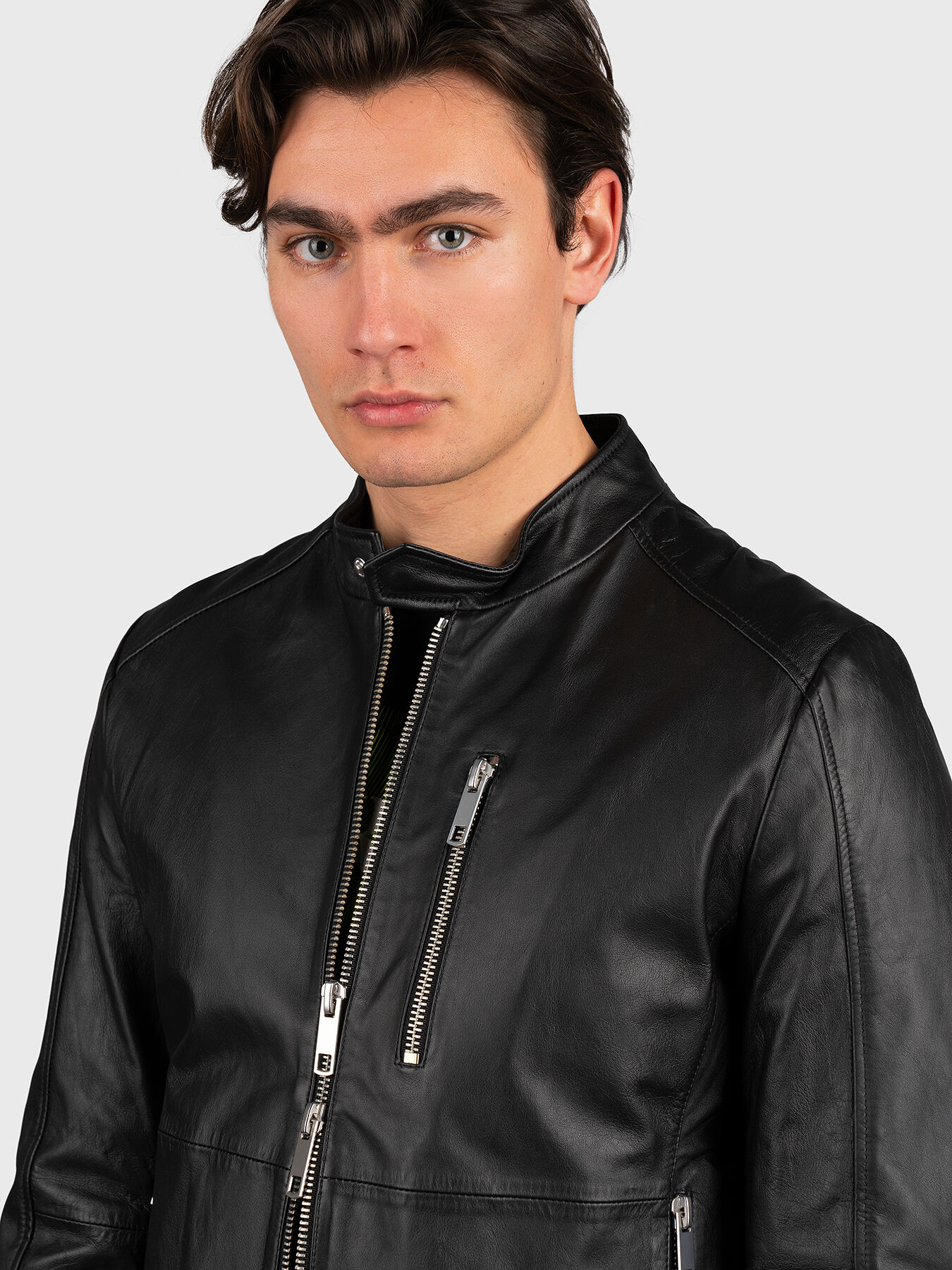 Leather biker jacket brand ANTONY MORATO — Globalbrandsstore.com/en