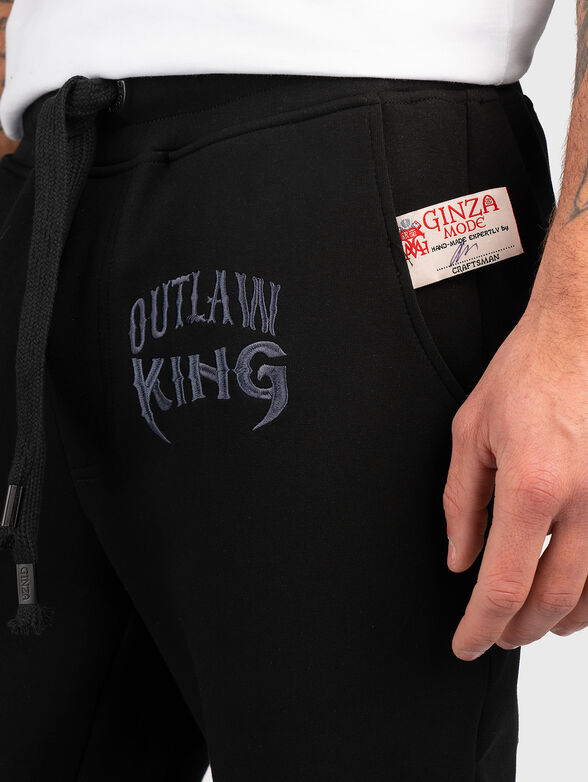 JS012 sports trousers with embroidery - 2