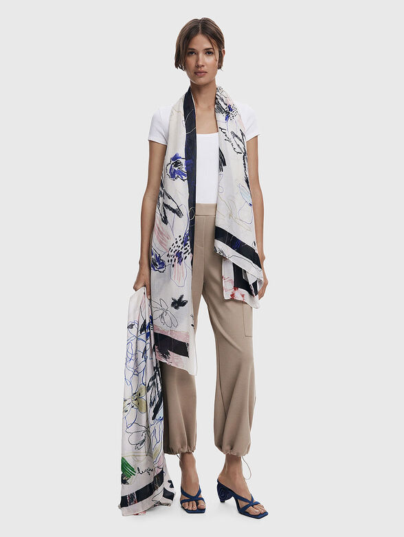 Long printed scarf - 2