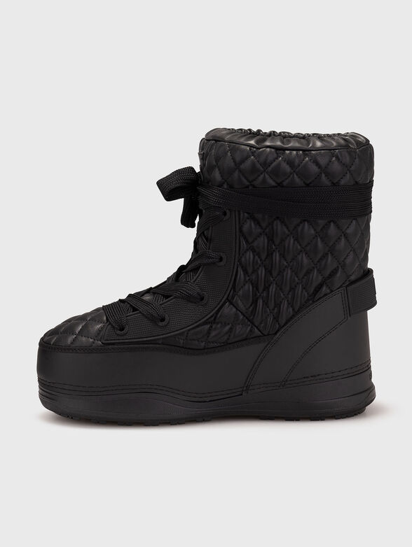 LA PLAGNE 18 leather apresque with quilted effect - 4