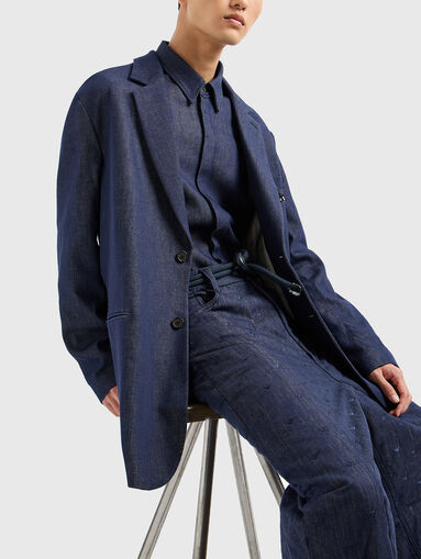 Cotton denim shirt - 5