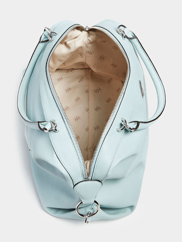 DESTINY Bag in blue color with logo charm - 4