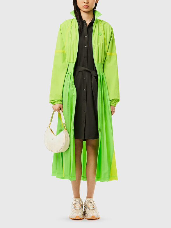 Piqu&eacute; belted shirt dress - 4