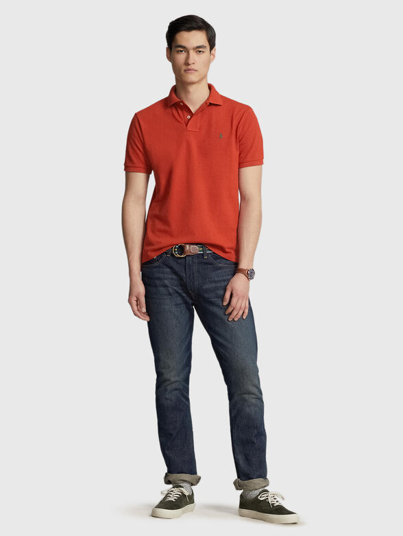 Contrast-logo Polo shirt  - 2