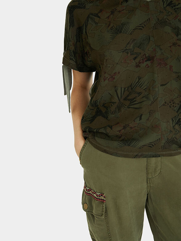 T-shirt STATEN ISLAND with sleeve ties - 3