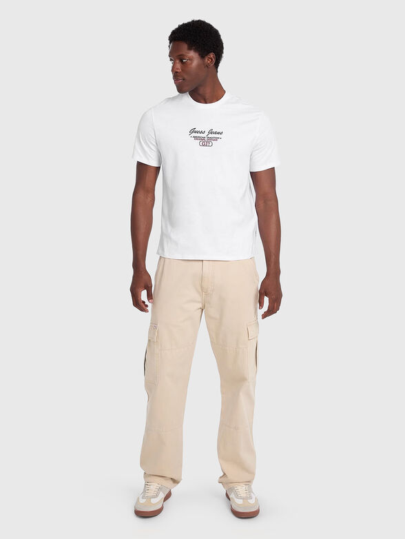 Slim T-shirt with oval neckline - 2